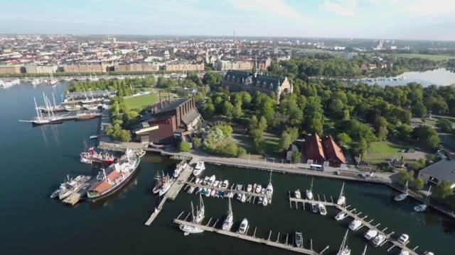 Flygbilder av Vasamuseet