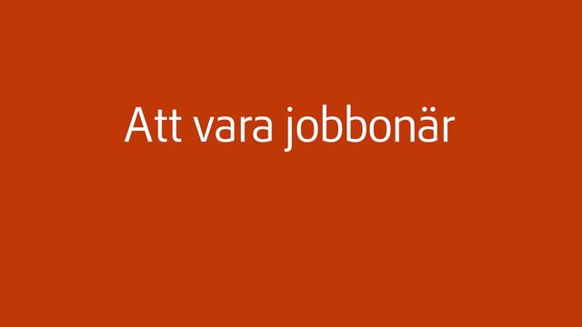 Informationsmöte om att vara jobbonär