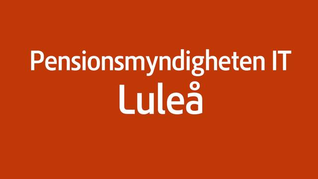 I filmen berättar Michaela Risvall och Johan Wallentin om varför de tycker det är roligt att jobba på Pensionsmyndigheten och vad de ser för spännande utmaningar framöver.  